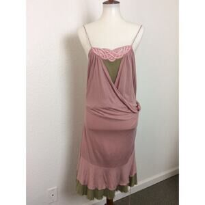 Miller Girl by Nicole Miller Mini Tank Dress Colorblock Draped